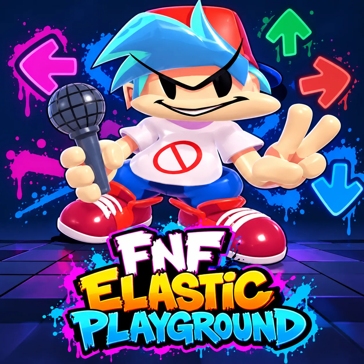 PLay FNF Elastic Playground now!