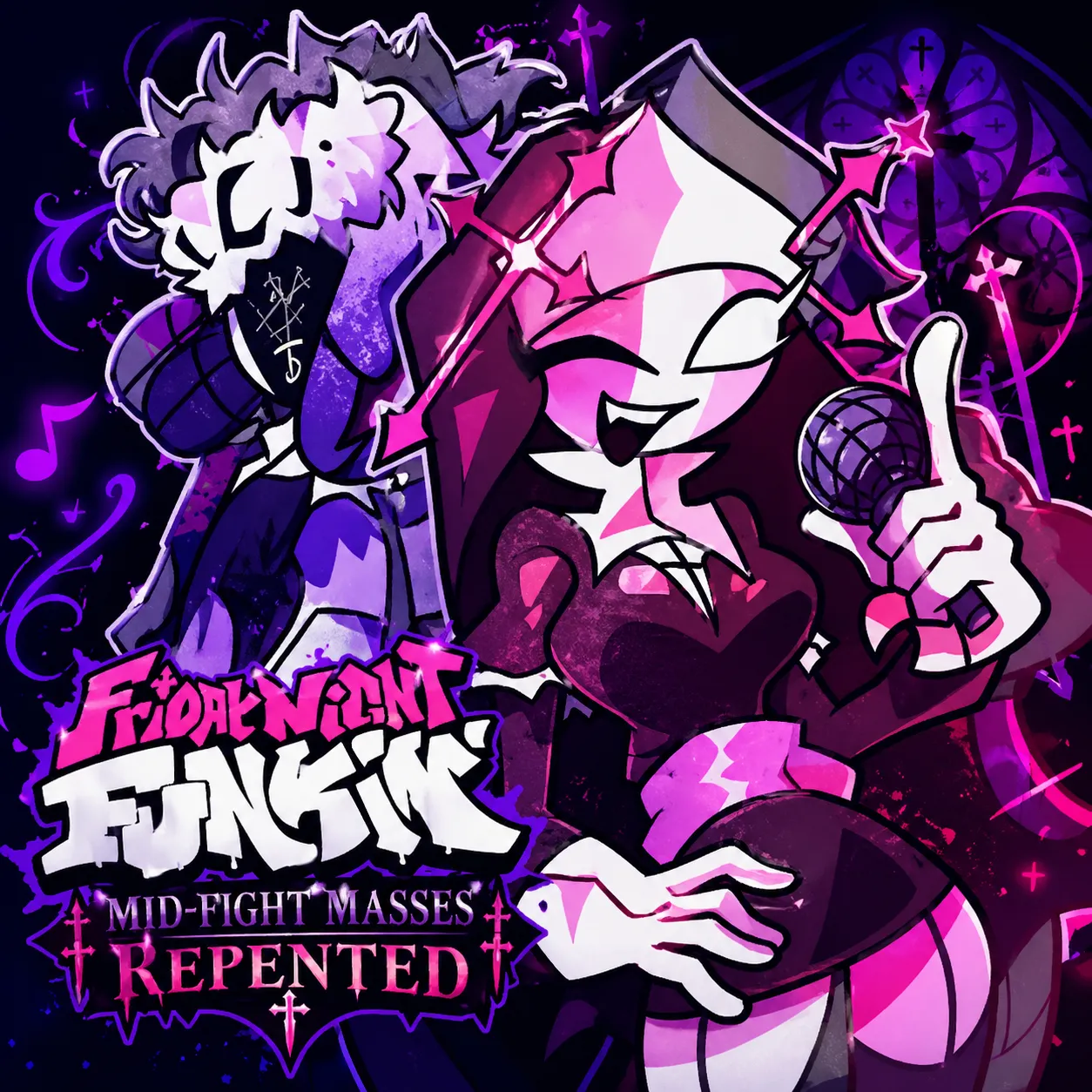 PLay FNF Mid-Fight Masses: Repented now!