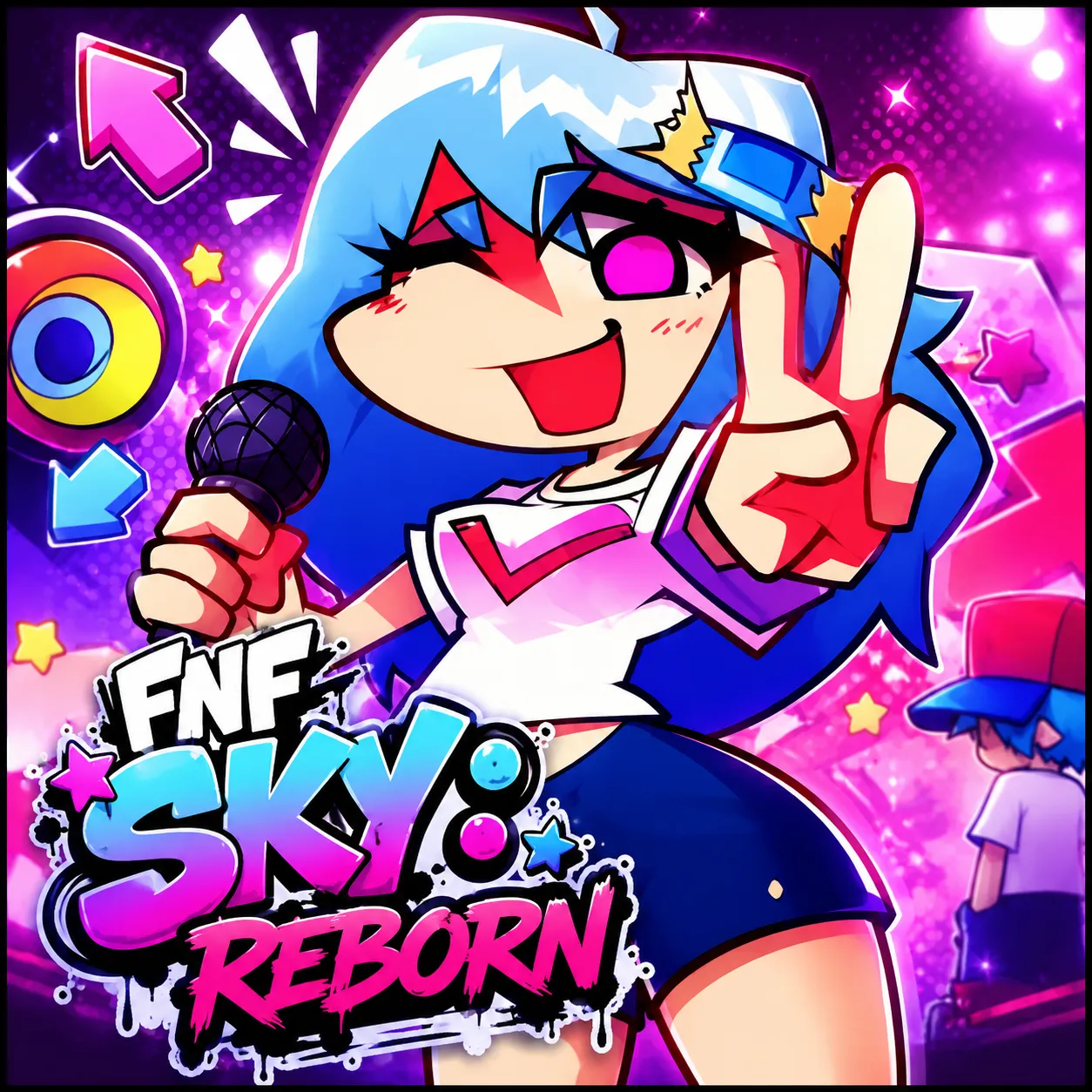 PLay FNF Sky: REBORN now!