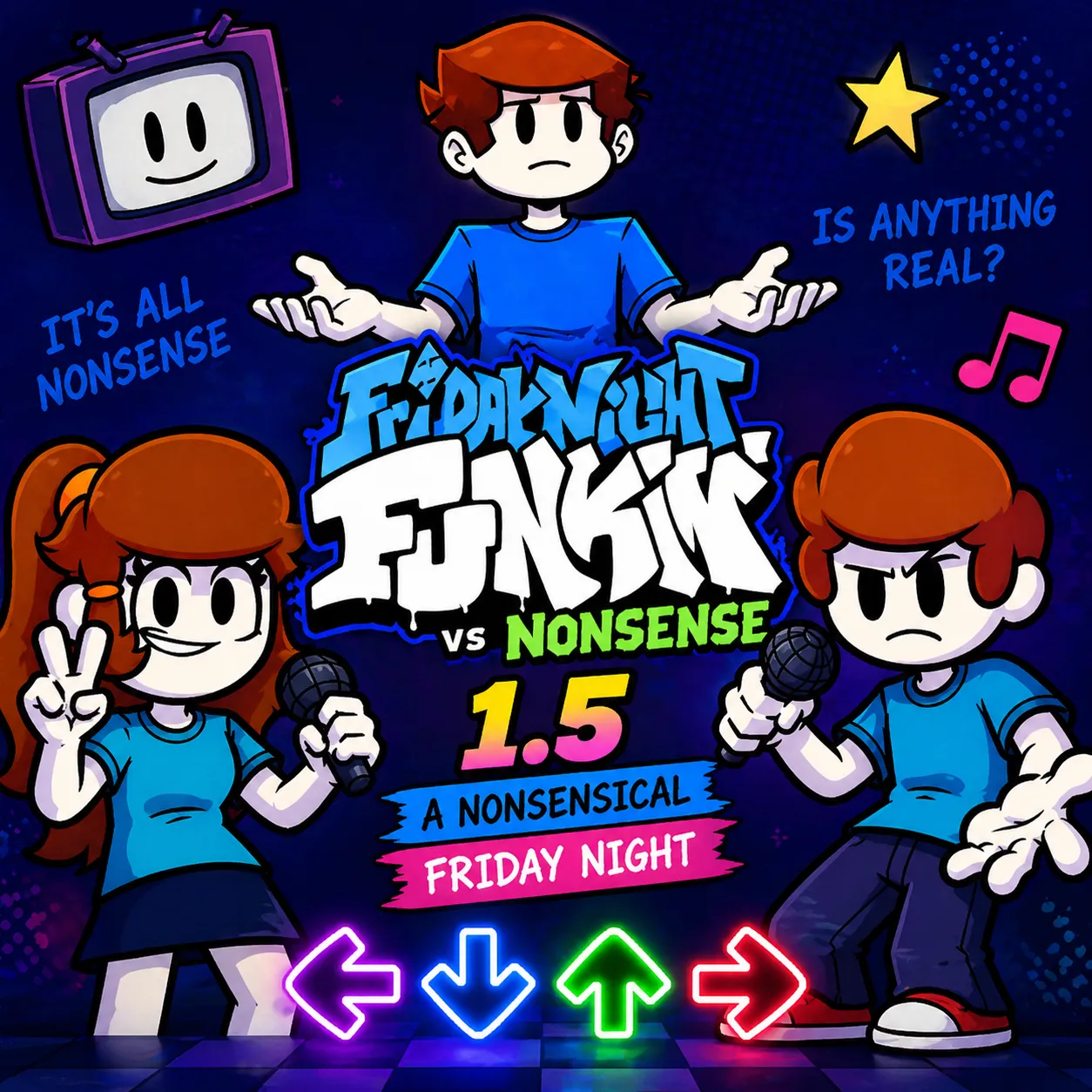 PLay FNF vs Nonsense 1.5: A Nonsensical Friday Night now!