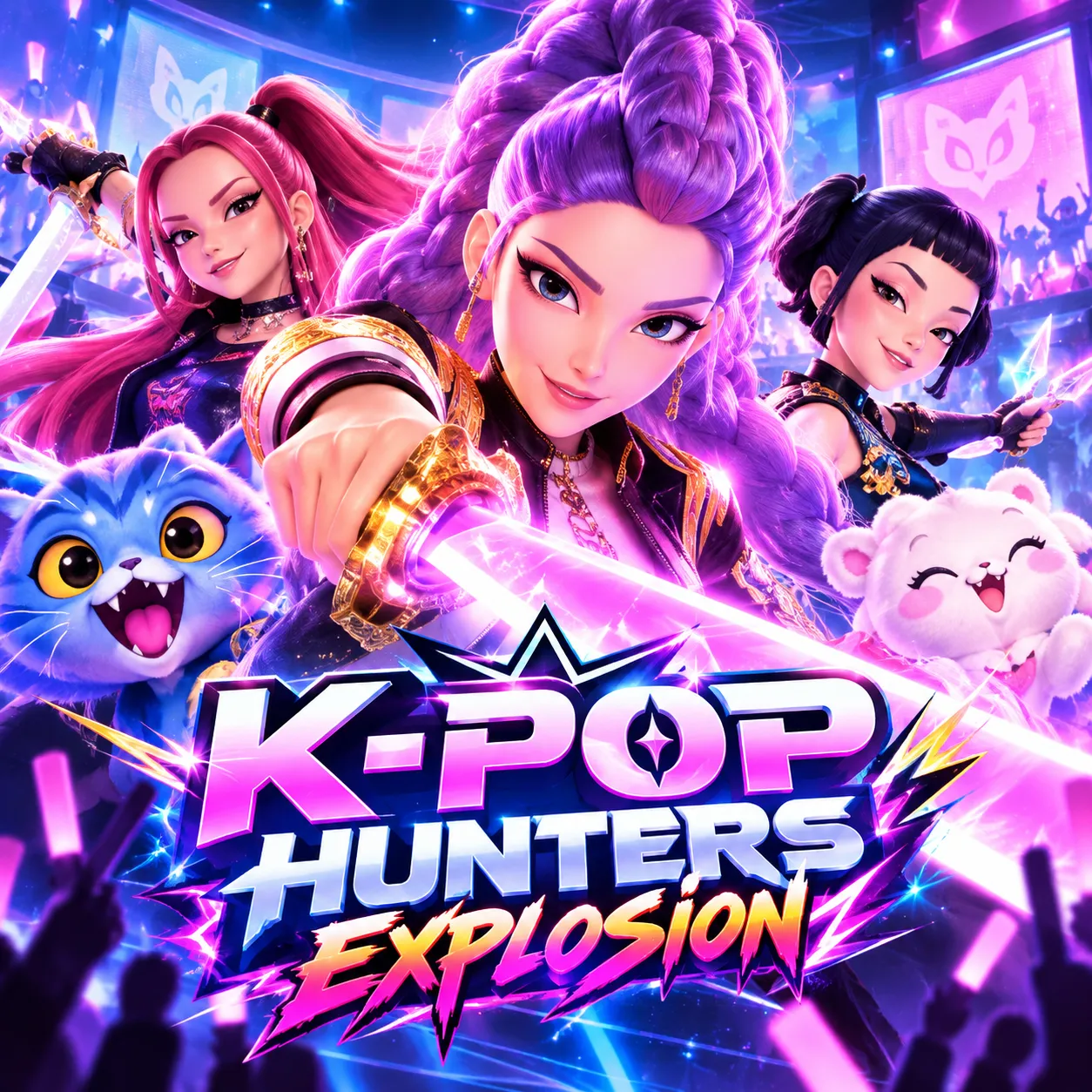 PLay K-Pop Hunters: Explosion now!
