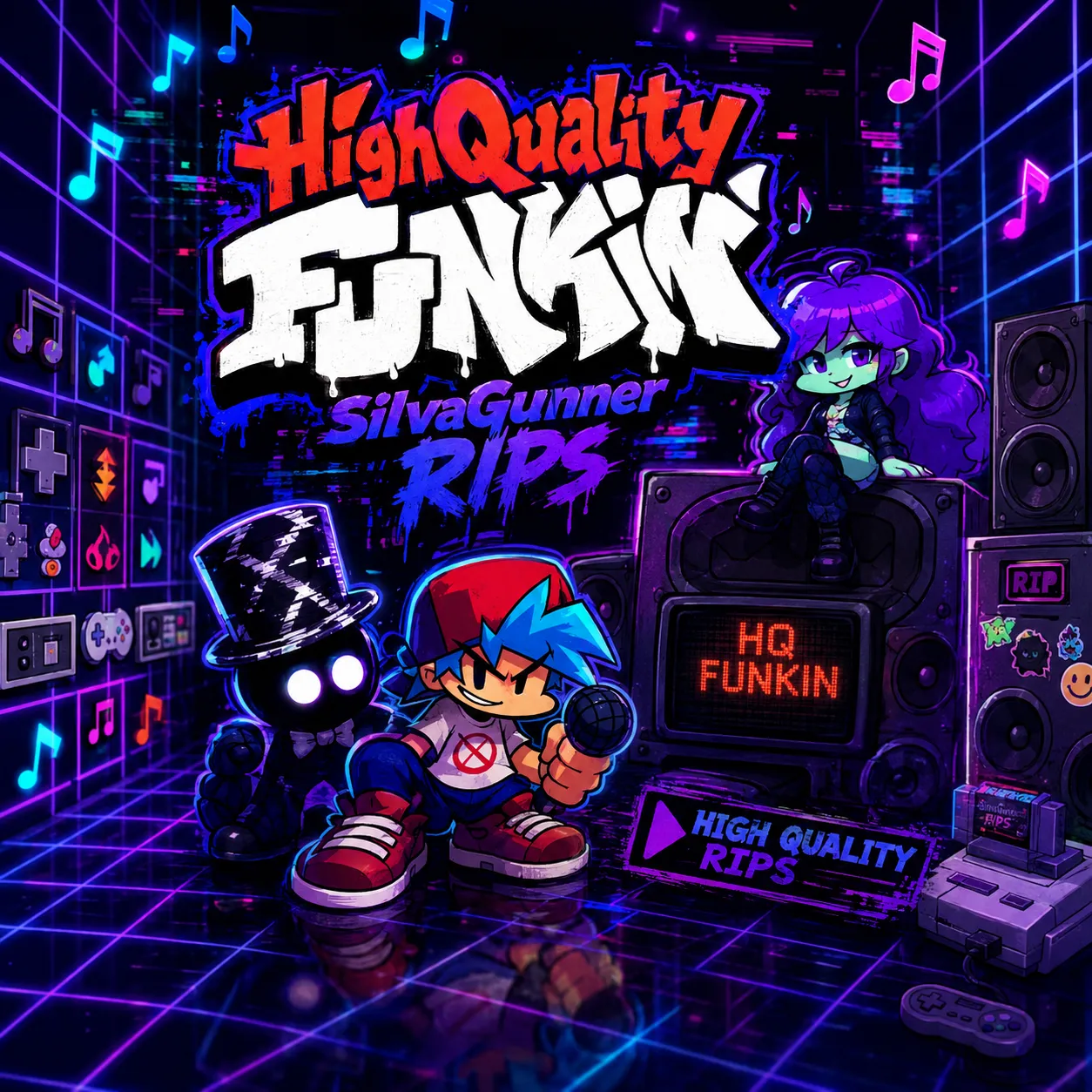 PLay High Quality Funkin’ / SiIvaGunner Rips now!