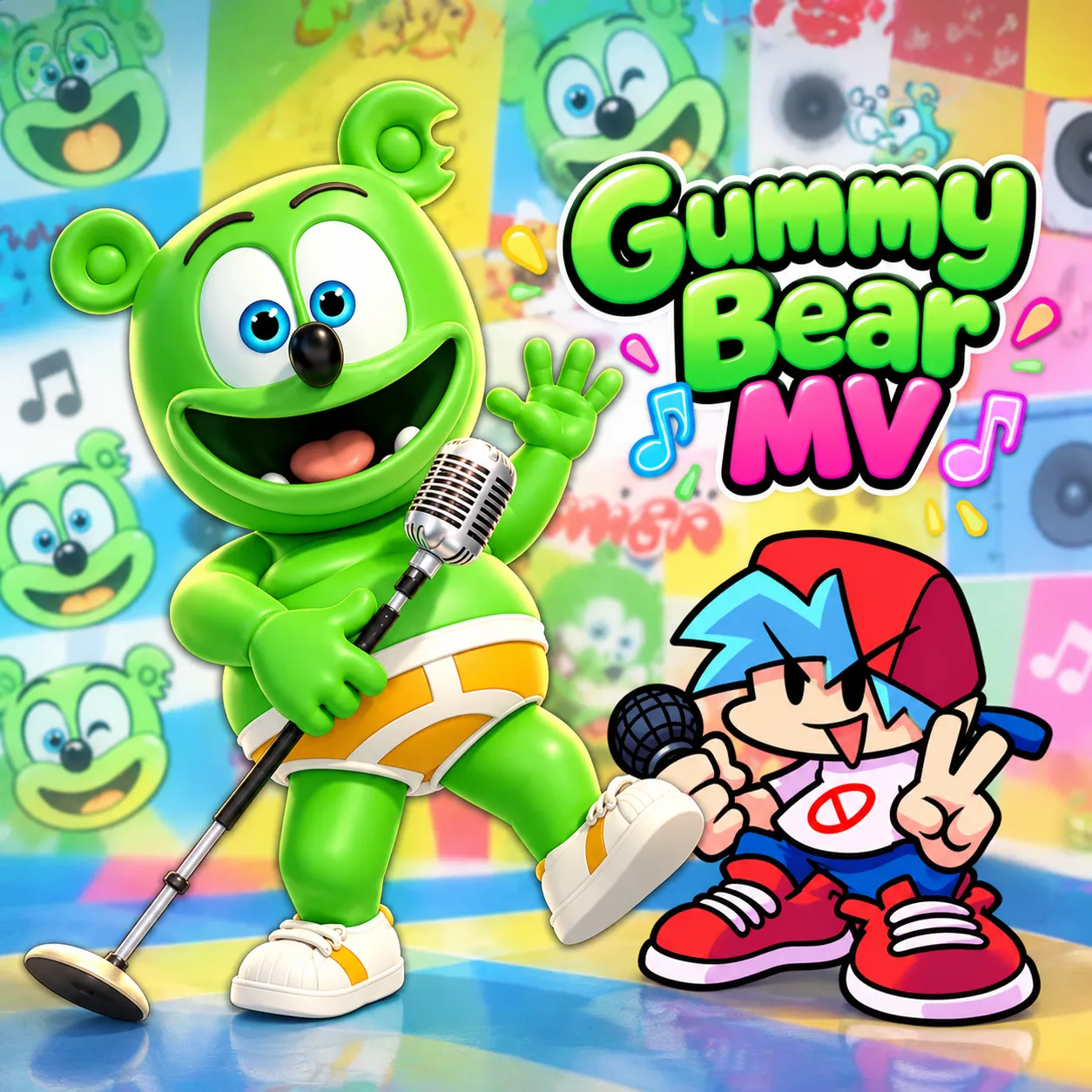 PLay I’m a Gummy Bear MV in FNF now!