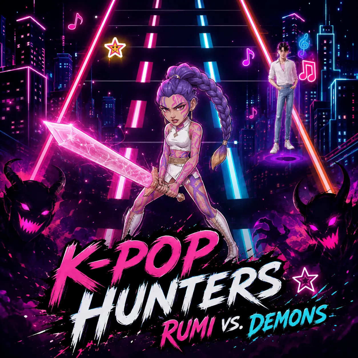 PLay K-Pop Hunters: Rumi vs. Demons now!