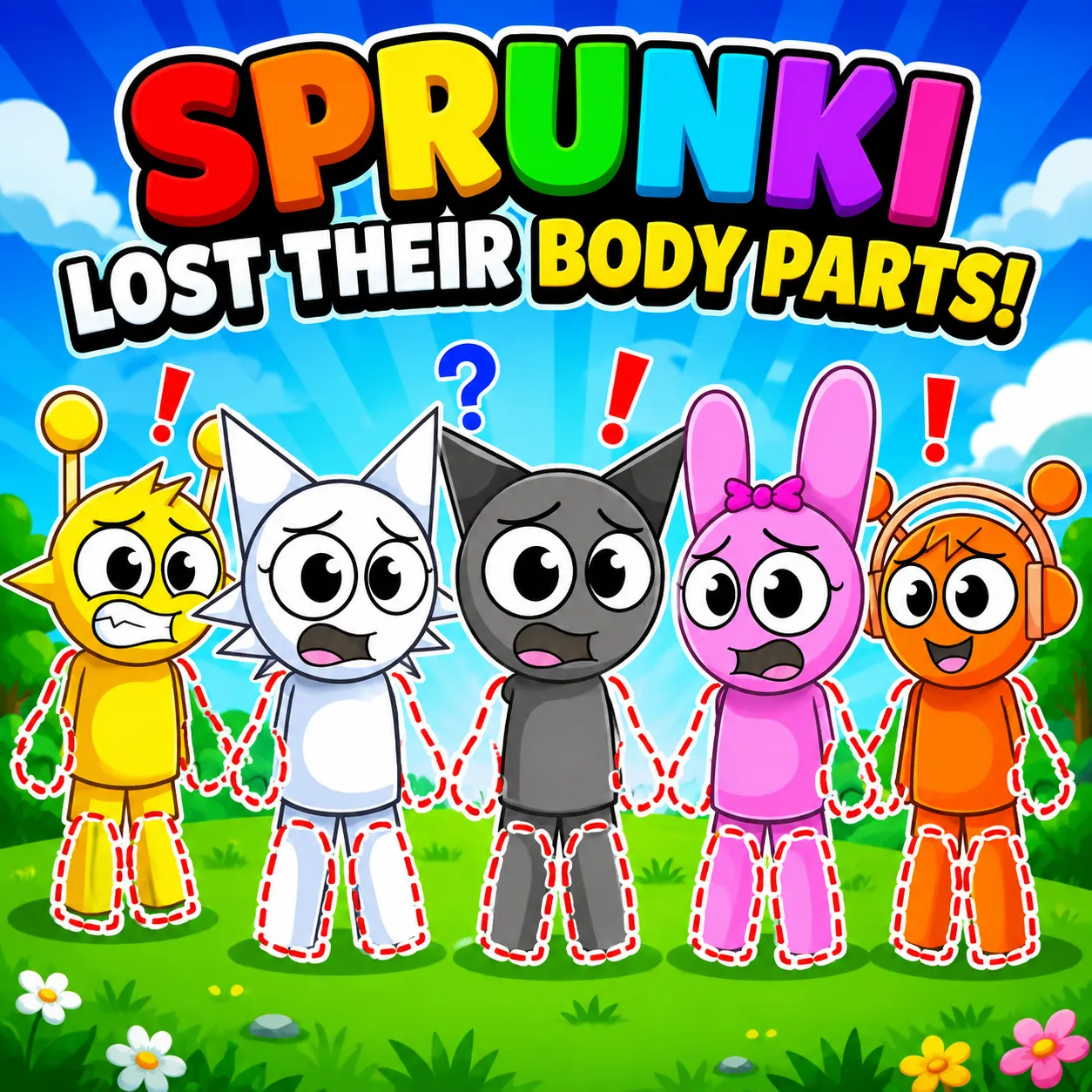 PLay SPRUNKI LOST THEIR BODY PARTS! now!