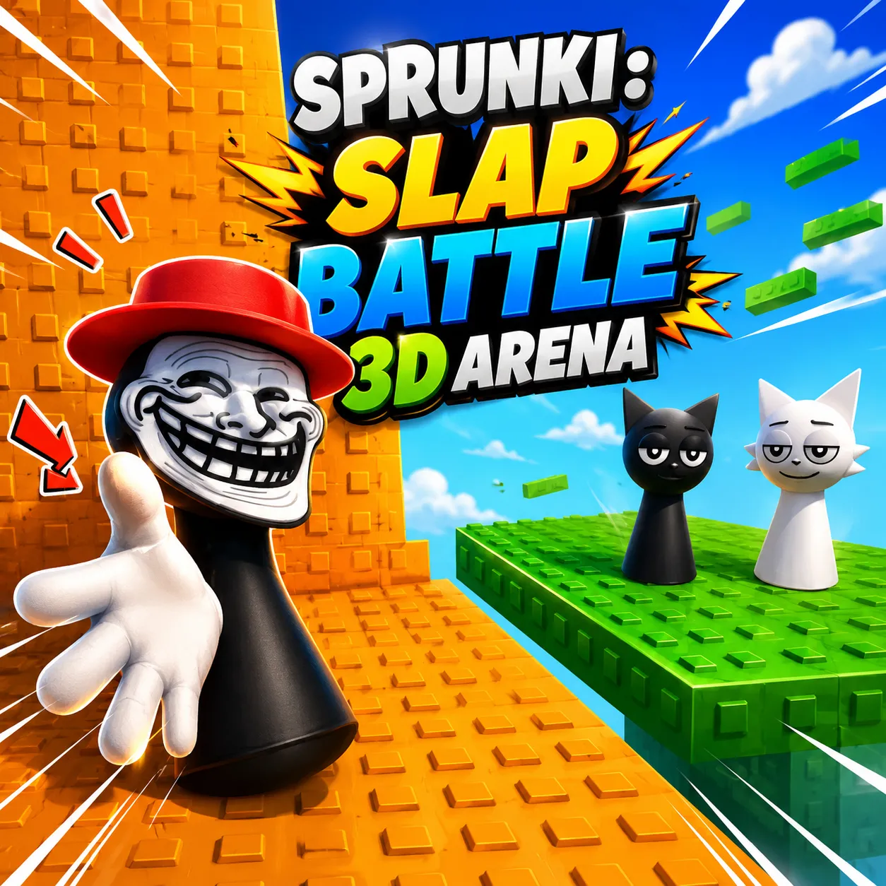 PLay Sprunki: Slap Battle 3D Arena now!
