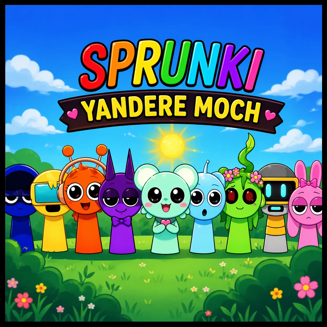 PLay Sprunki Yandere Moch now!