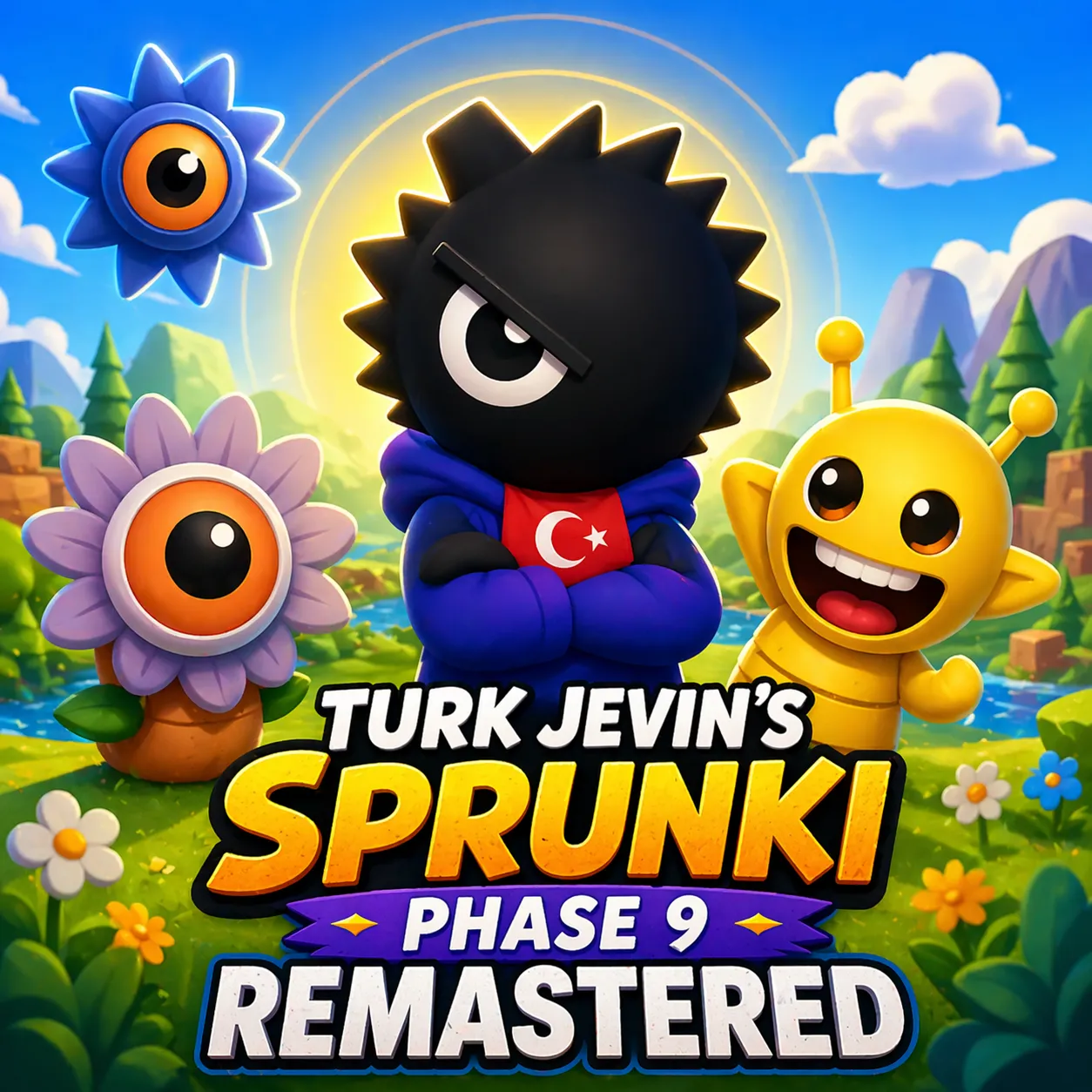 PLay Turk Jevin’s Sprunki: Phase 9 REMASTERED now!